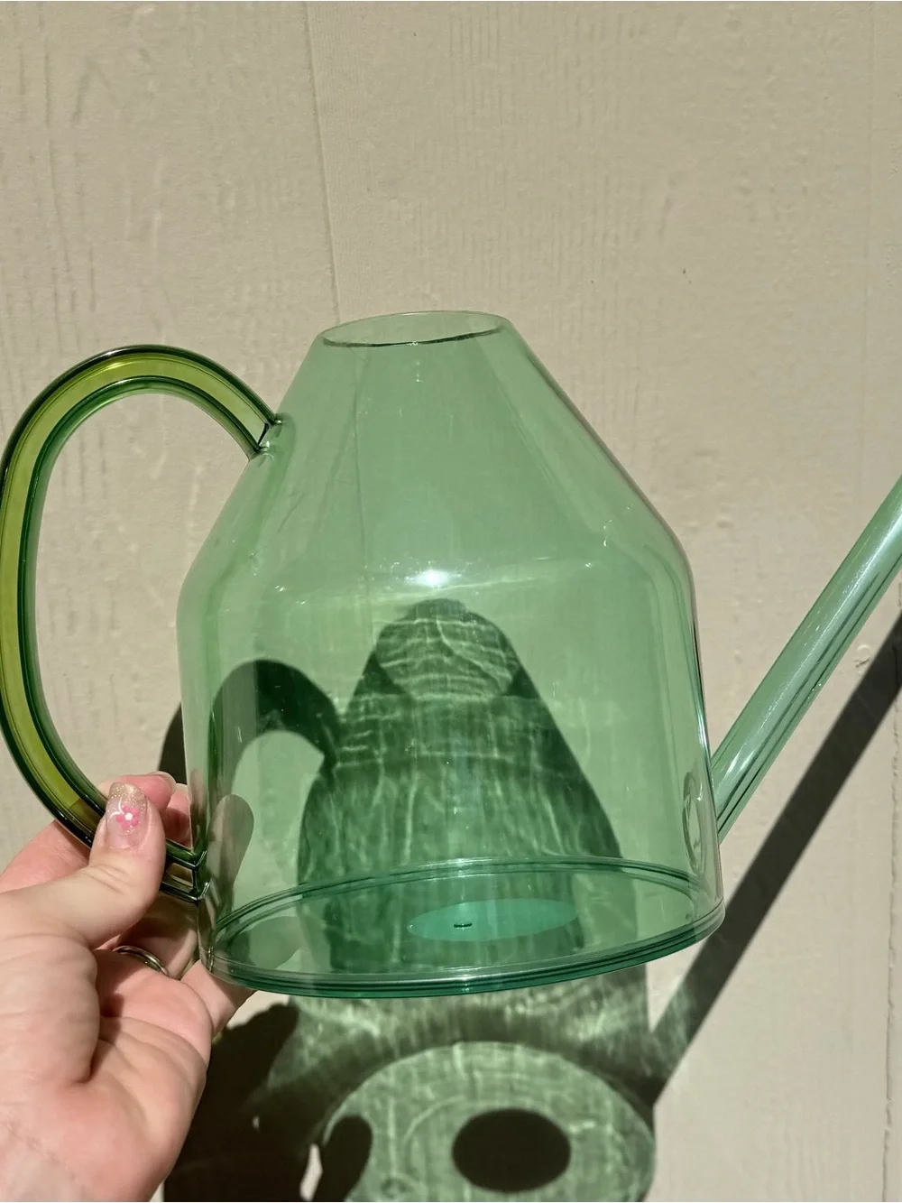 Target Green clear plastic Watering Can